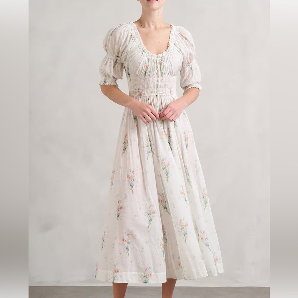 Doen Ischia Painted Bouquet Dress